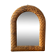Braided rattan mirror 40 x 52 cm
