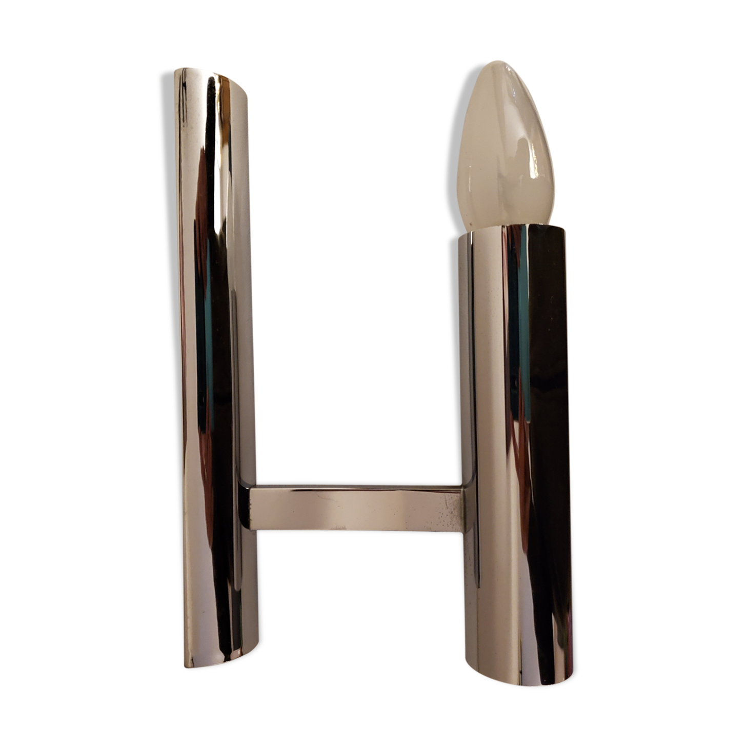 70's chrome wall light