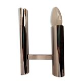 70's chrome wall light