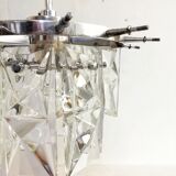 Kinkeldey glass ceiling lamp. 1970s