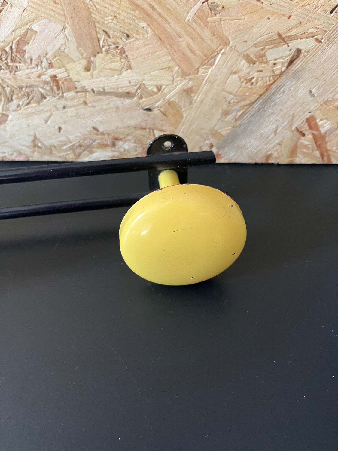 Vintage metal coat rack