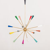Italian colorful sputnik chandelier