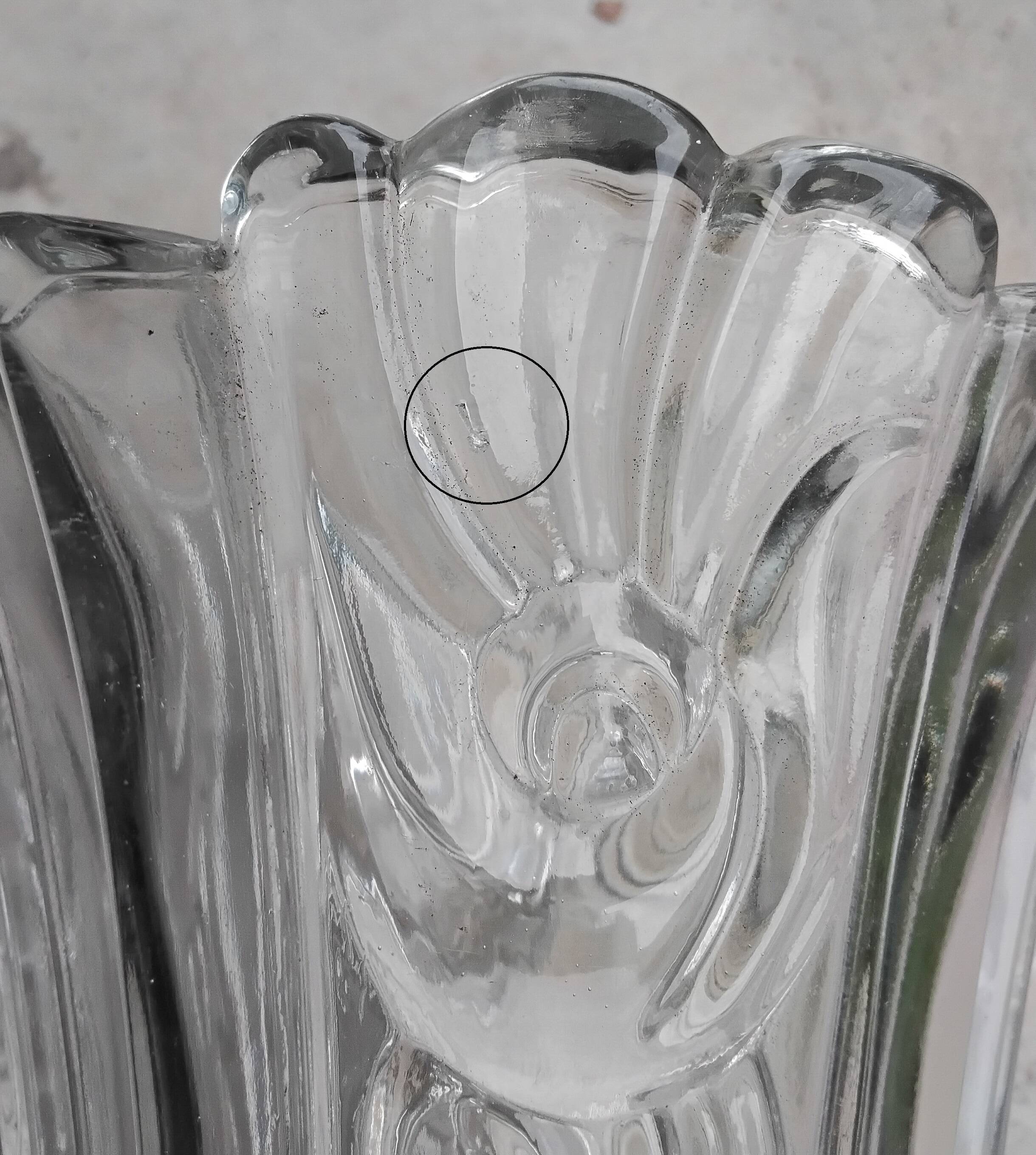 Vase en verre