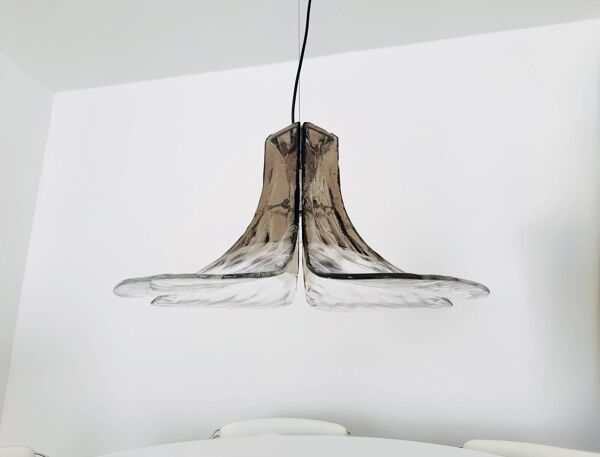 Suspension en verre de Murano par Carlo Nason pour Mazzega