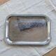 Vintage silver-plated serving tray – Engraved decoration