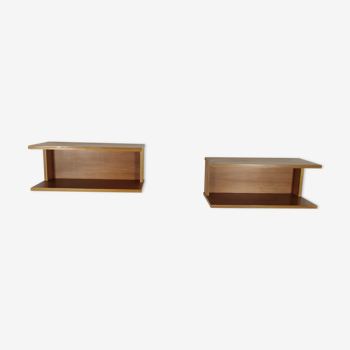 Paire d'étagères scandinaves, années 50/60