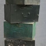 Lot 7 metal cartonniers 1920 André Labbé