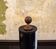 Table lamp in wood and plexiglass black and white Italy 50s