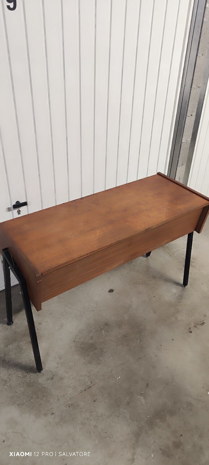 Vintage console / side table – Old knitting machine furniture