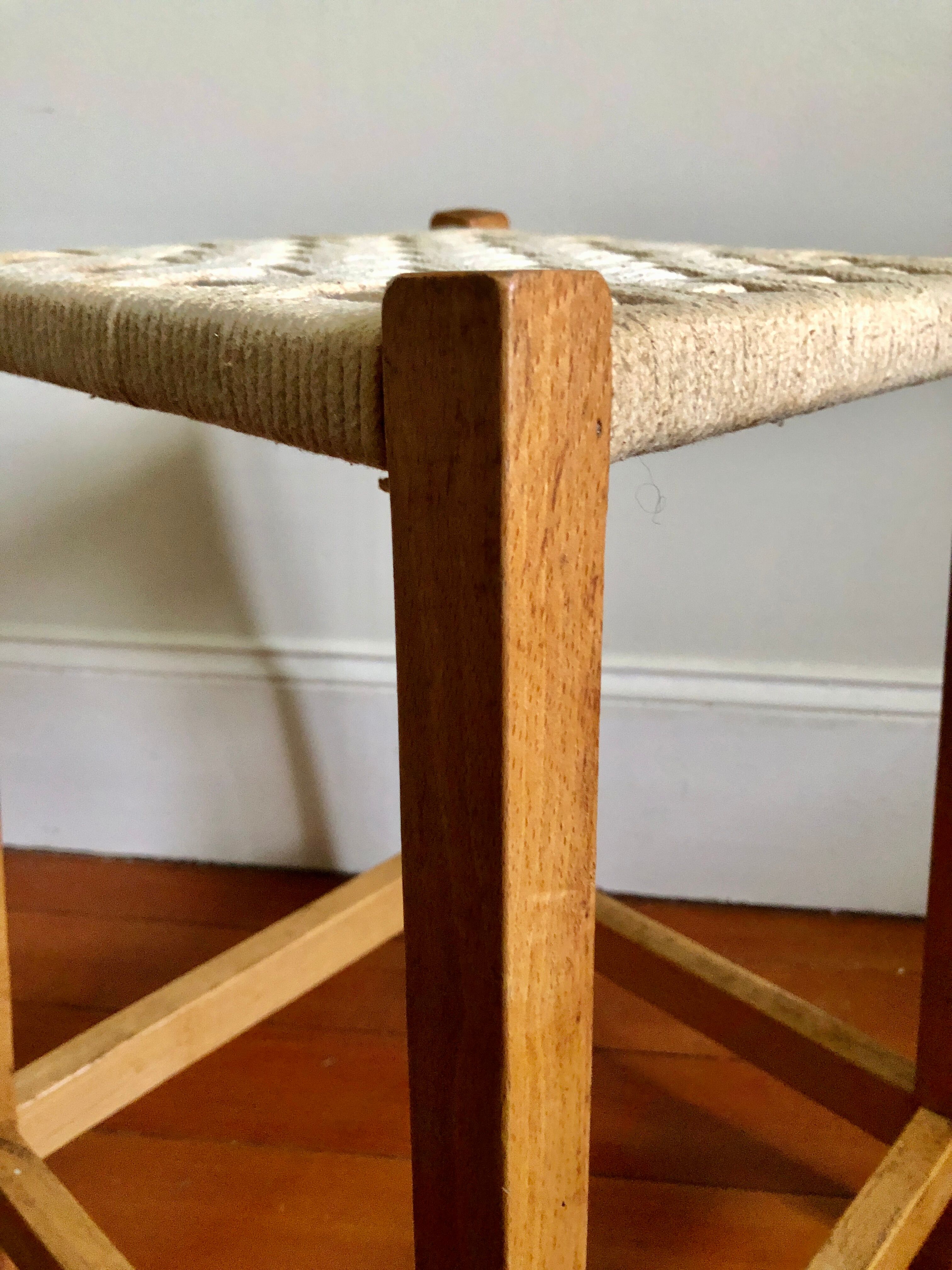 Danish rope stool 1970