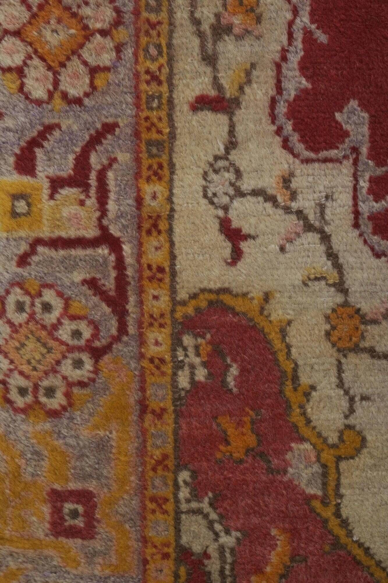 Tapis Oushak turc vintage 103x224 cm
