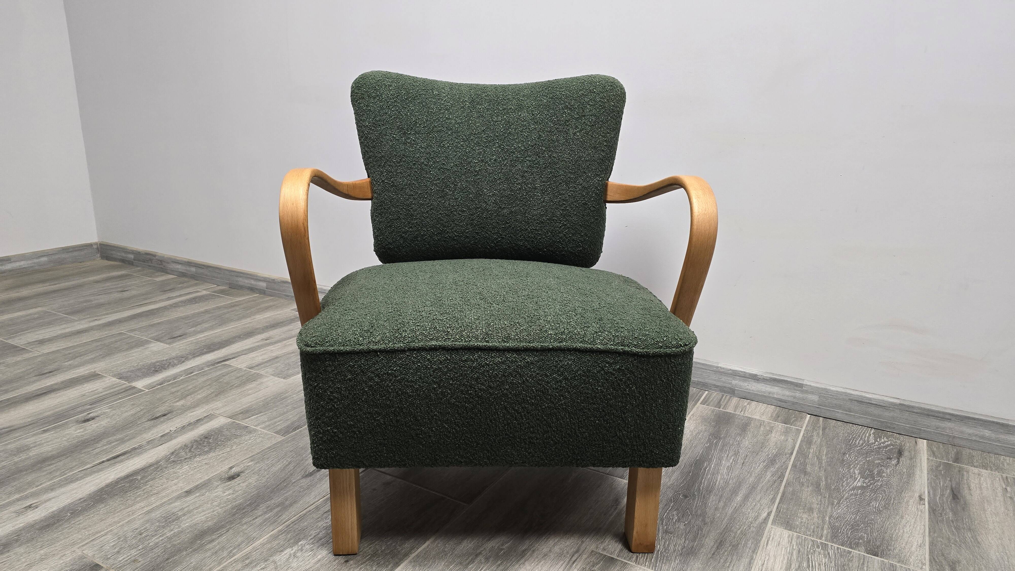 Cocktail Armchair by Jindřich Halabala, 1950s