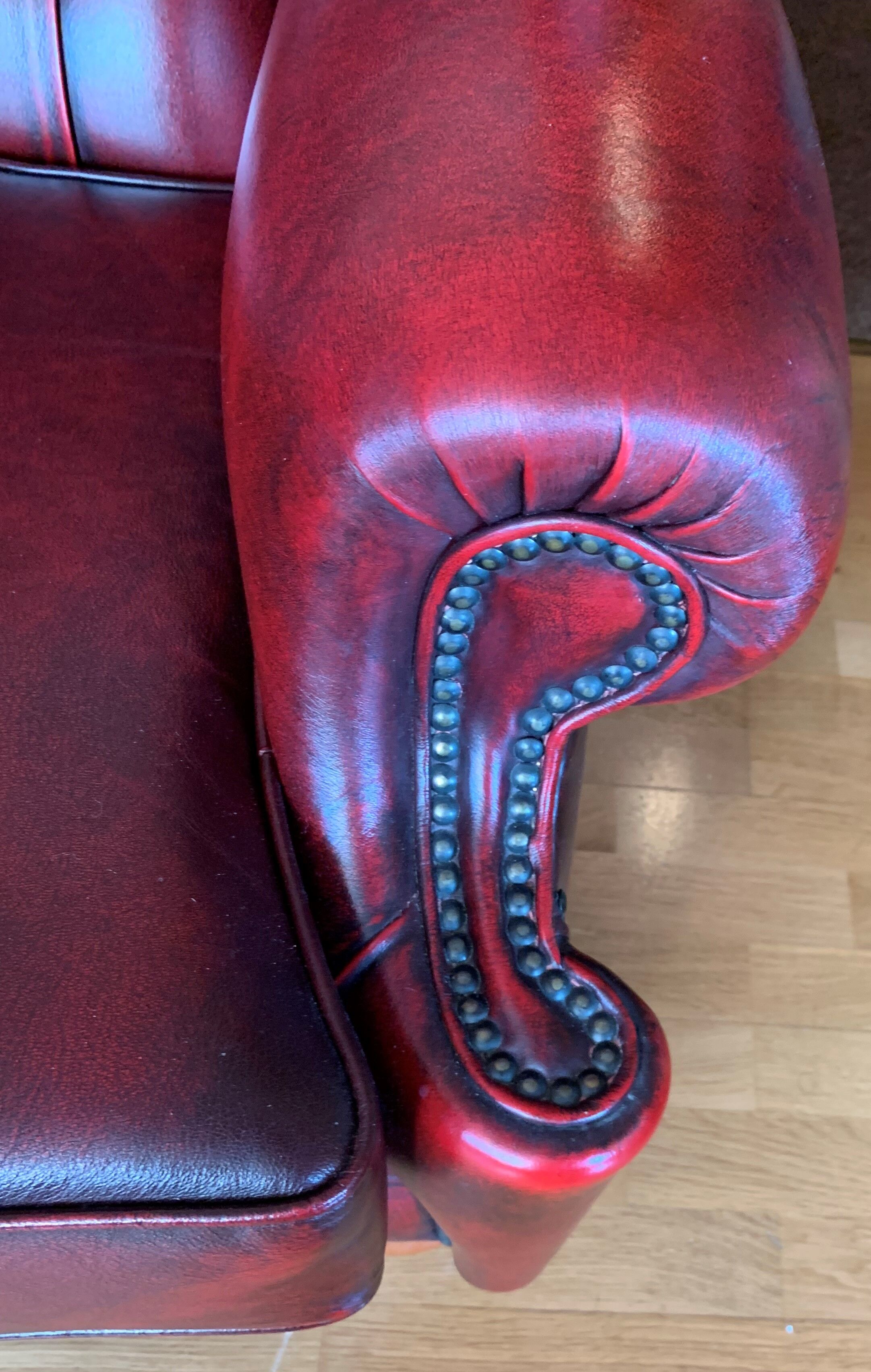 Red Chesterfield Sofa