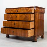 Biedermeier Walnut Chest of Drawers, Germany, 19th Century