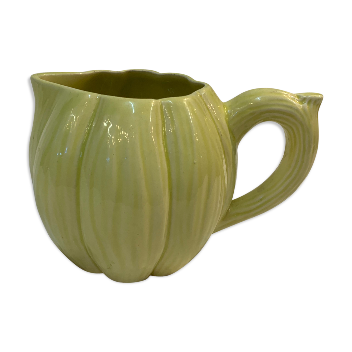 St Clement's pumpkin-shaped pitcher