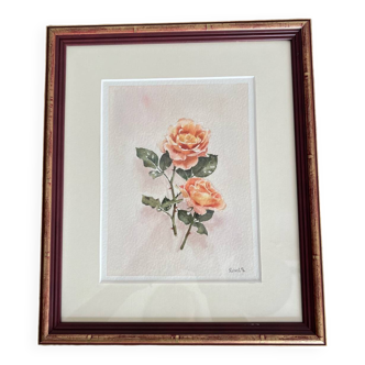 Rose painting