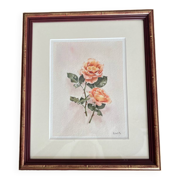 Rose painting