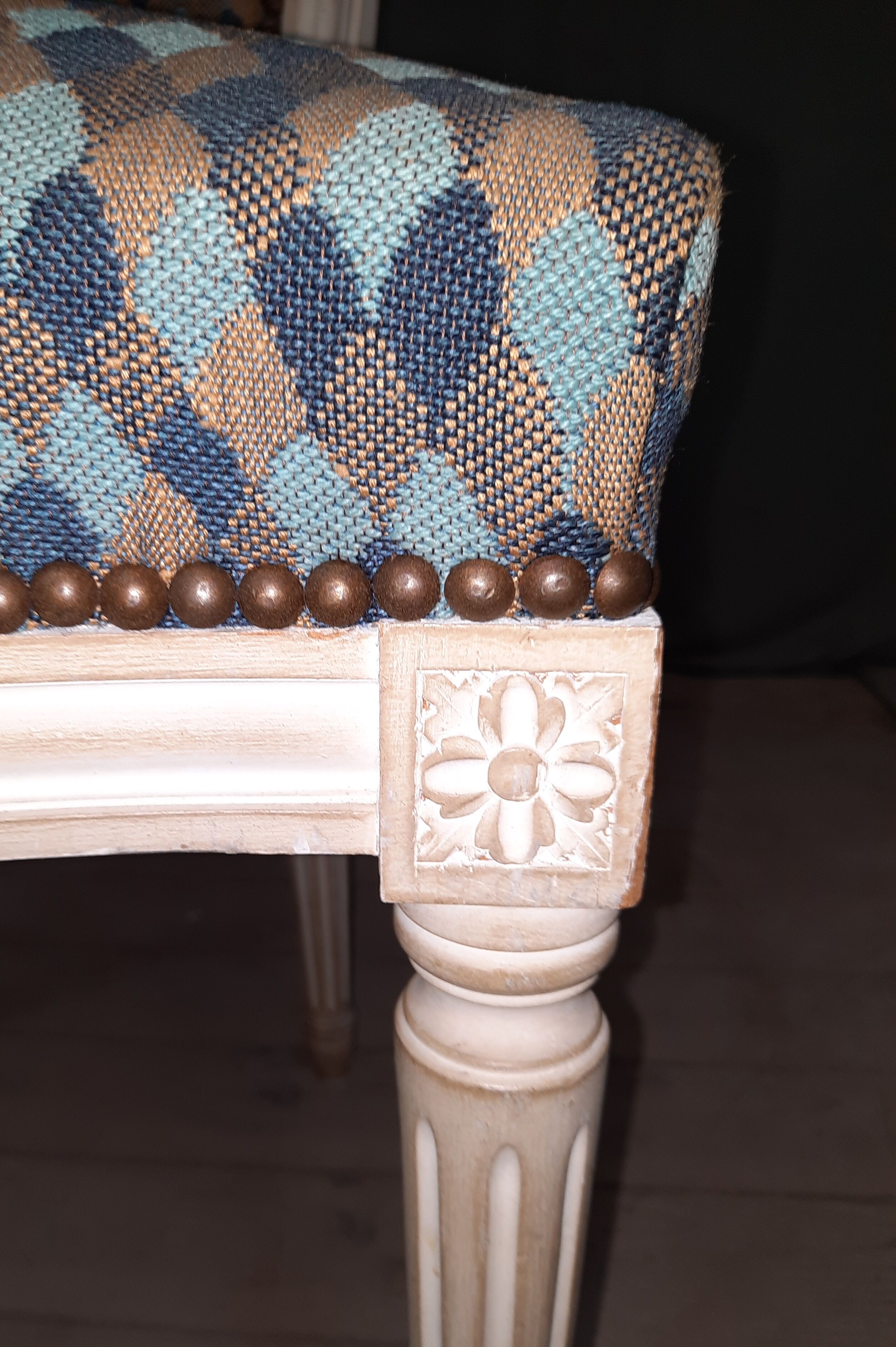 Set of 4 Louis XVI style chairs