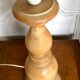 Vintage wooden lamp foot