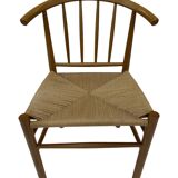 Chaises vintage Erik Ole Jørgensen J-151 chaise design danois papercord