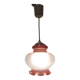 Suspension corolle verre moulé vintage