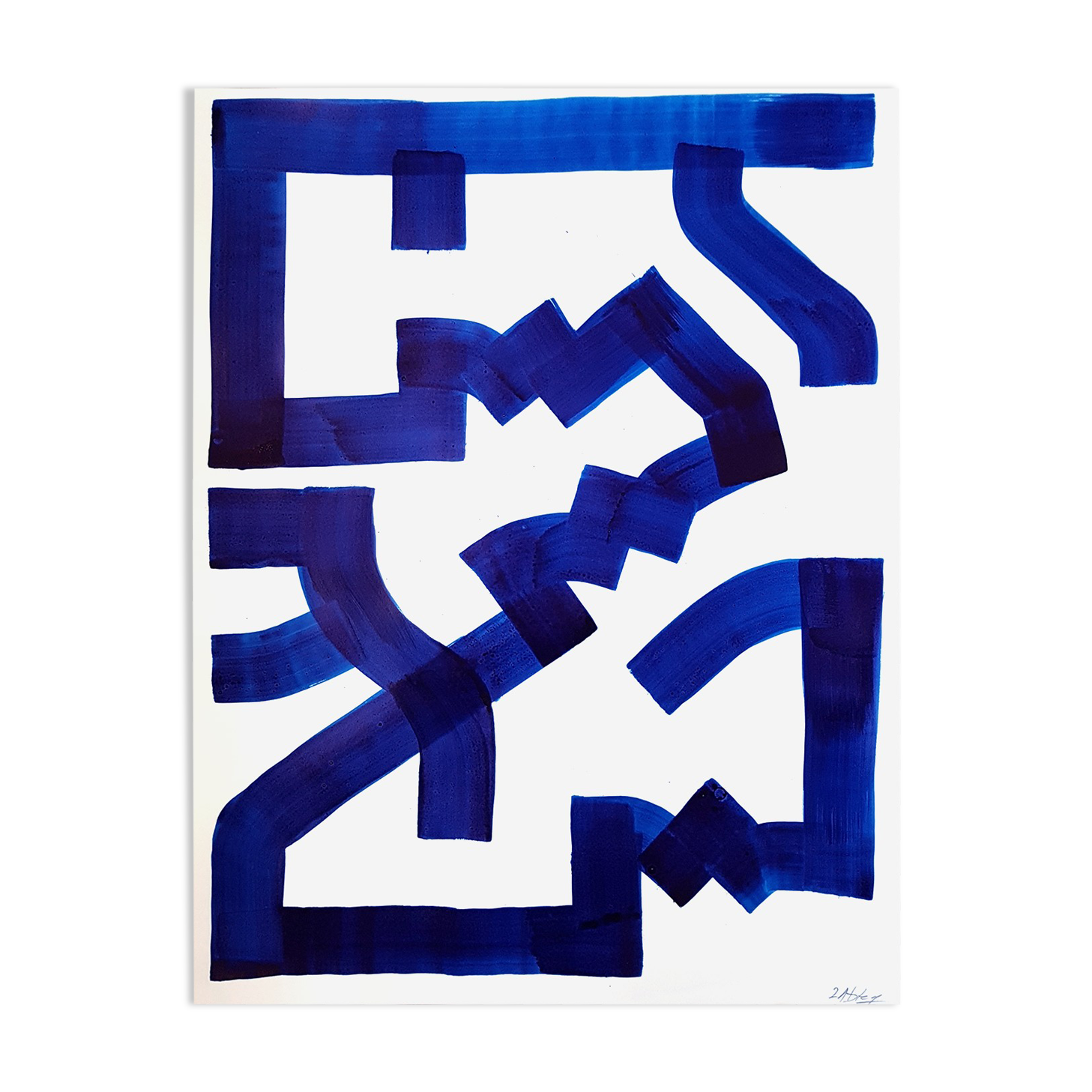 Painting on paper - Untitled