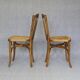 2 Cambier caned bistro chairs Belgium 1920 - No. 233 -