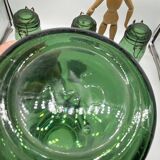 Ensemble de bocaux L’idéal, anciens, verre / vert