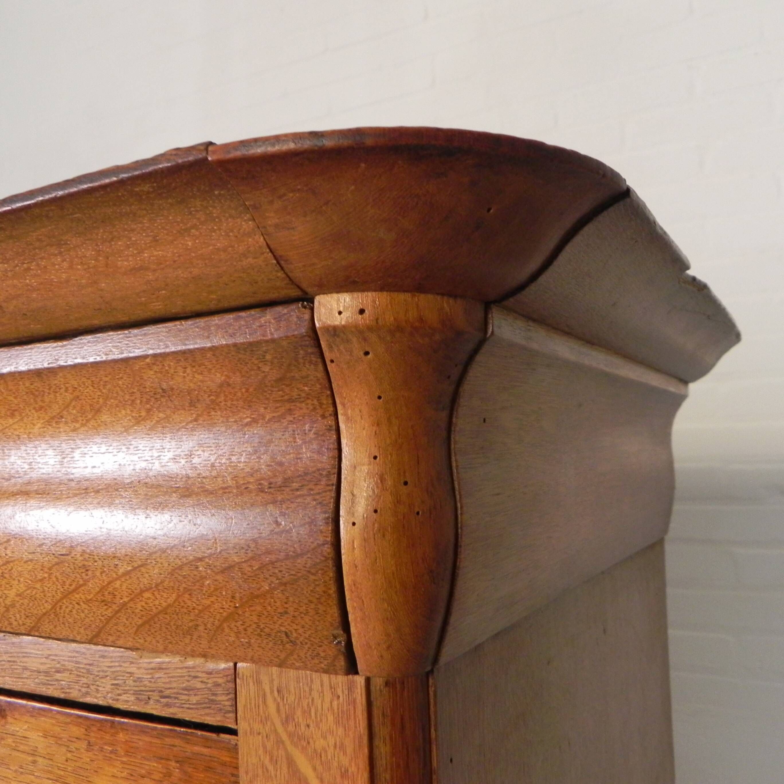Commode avec 5 tiroirs et 1 abattant, chiffonière, fin du XIXe siècle
