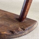 Tabouret paysan en chêne