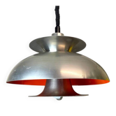 Lampe suspendue en aluminium à 4 lumières danoise scandinave
