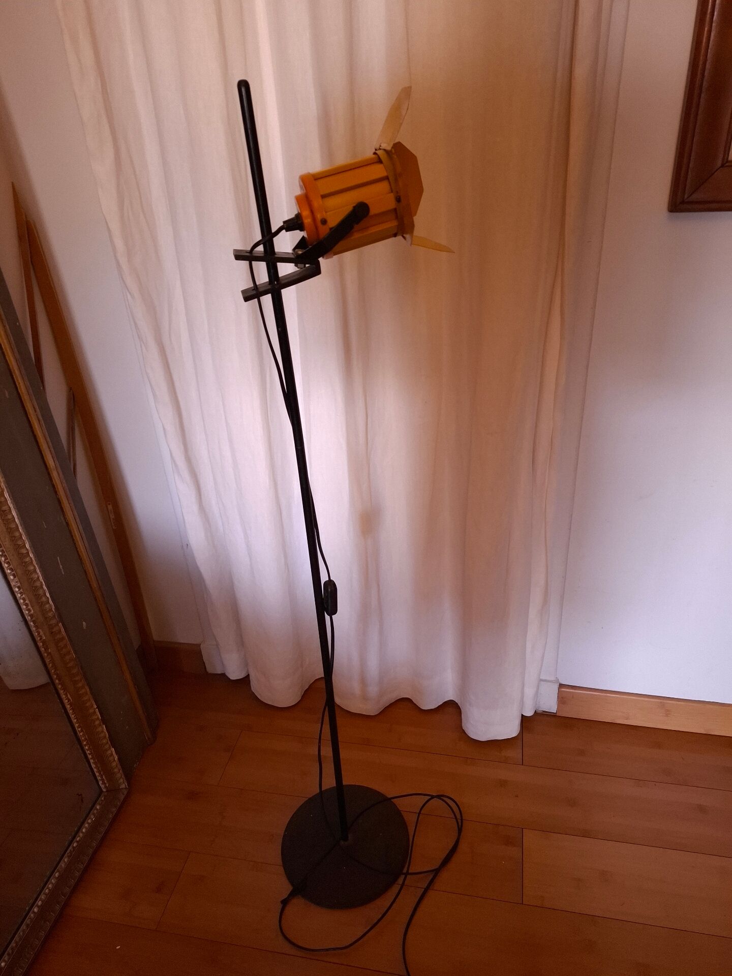 Standard lamp, Ikea reading lamp from the 80s.