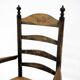 Chaise d'appoint antique « Ladder Back », Pays-Bas vers 1900