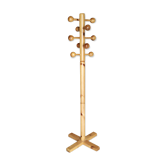 Porte manteau debout bois 1970