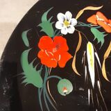 Decorative Longwy enamel plate