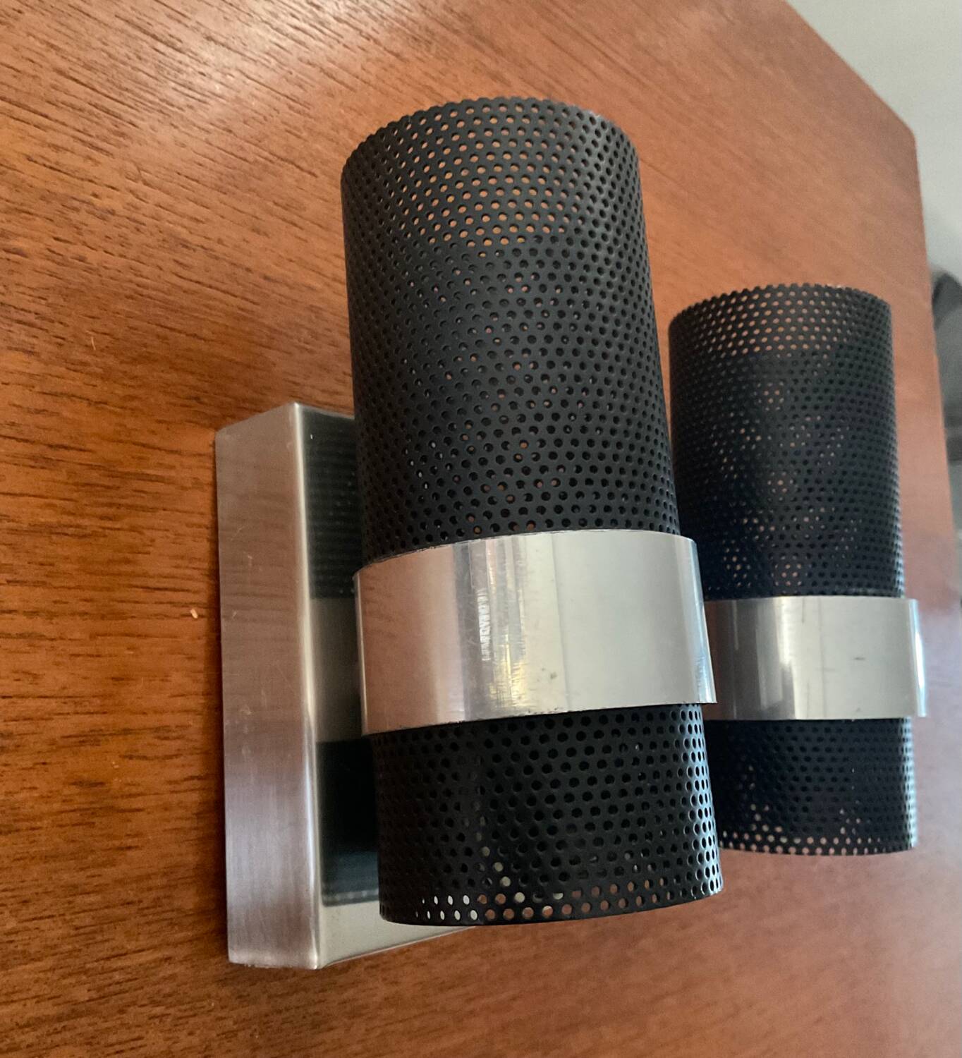 Pair of vintage wall lights from the 70s and 80s