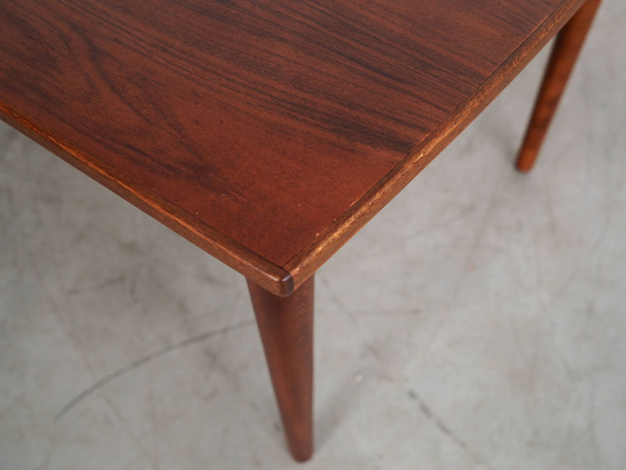 Walnut table, Danish design, 1970s, manufactured in Denmark