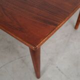 Walnut table, Danish design, 1970s, manufactured in Denmark