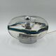 Luxury Large Table Lamp in Murano Hammered Glass, 60s