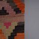 Vintage Turkish hallway rug 94x405 cm