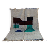 Handmade Moroccan Berber Rug – 300x200 cm – Abstract Wool Design