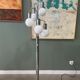 Waterfall lamp post