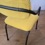 Child's armchair in yellow corduroy