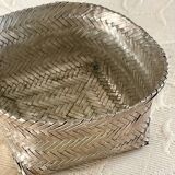 Woven alpaca catchall tray