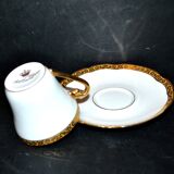Tasse à café vintage en porcelaine de Limoges Royal Chapus, 1970