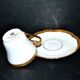 Vintage Limoges porcelain coffee cup ROYAL CHAPUS 1970