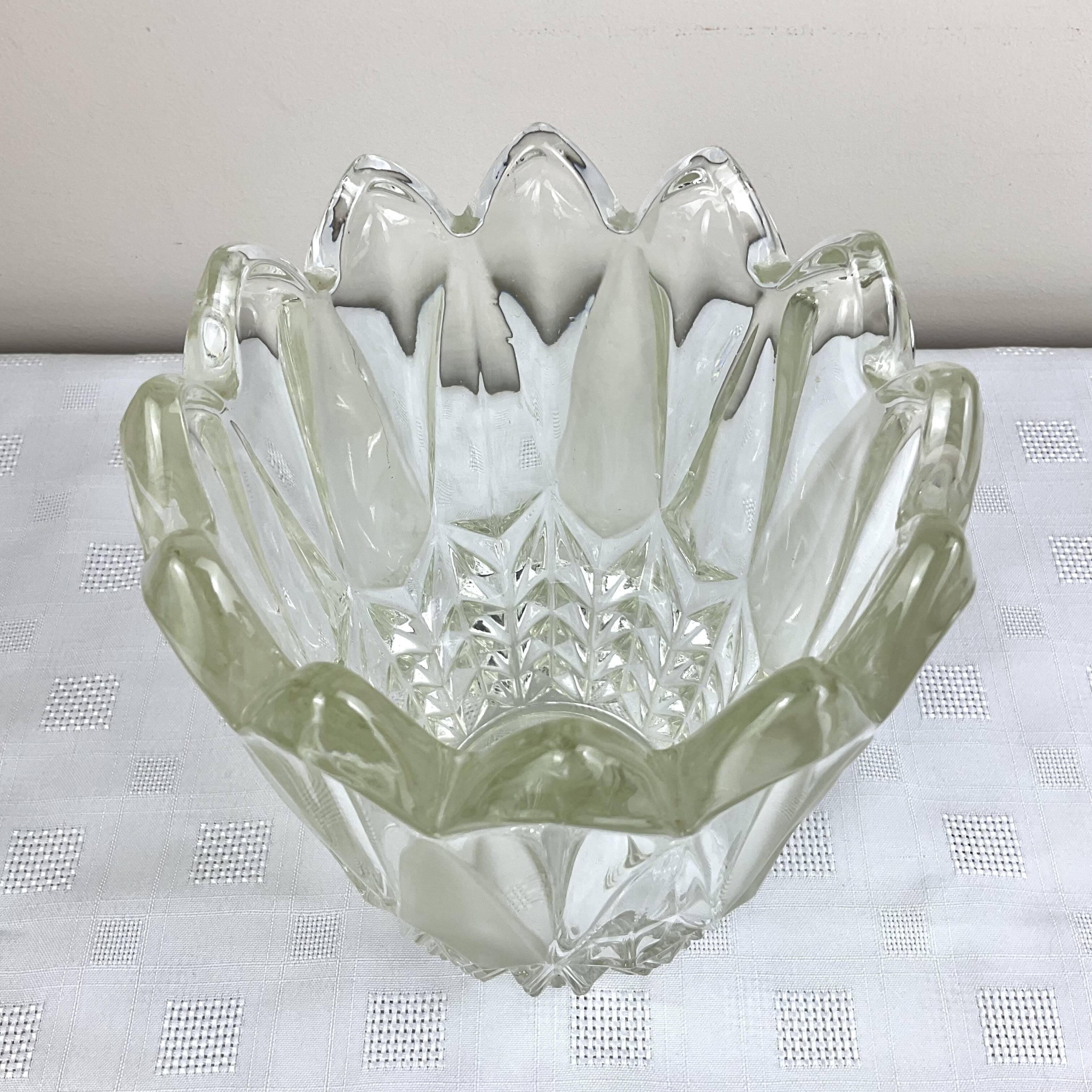 Solid crystal vase - Retro/vintage