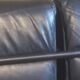 2-seater leather sofa, Cassina sofa