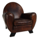 Leather Art Deco Gentleman’s Club Chair