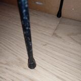 Rattan shelf and metal foot 50s